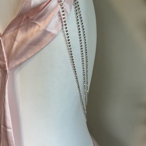 The Bar Pierre Silk Satin Cowl Back Gown - Picture 10 of 13